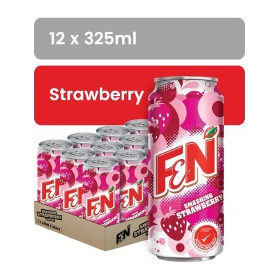 F&N Strawberry 325ml (12 Units Per Carton)