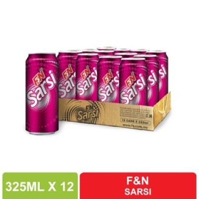 F&N Sarsi 325ml x 12 Cans (12 Units Per Outer)